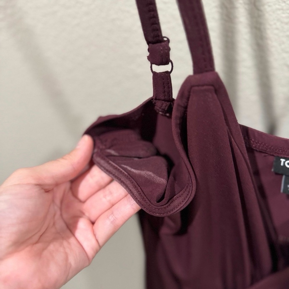 TORRID Burgundy Wrap Camisol - Picture 4 of 4